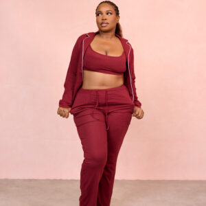 A model wearing the Rêverie Collection Three Piece. Standing with the front, facing the camera.