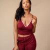 GIP_482 (two piece 1) A model wearing the Rêverie Collection Two Piece. Standing with the front, facing the camera.